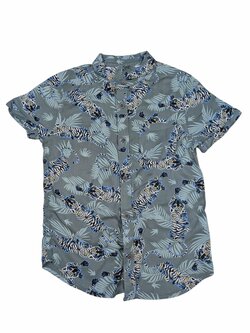 Zelená košile s obrázky pro kluky secondhand M&S