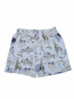 Světlé kraťasy s obrázky pro kluky secondhand George 