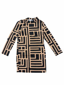 Černo hnědé šaty pro holky secondhand Shein Černo hnědé šaty pro holky secondhand Shein