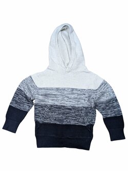 Pletená mikina pruhovaná pro kluky secondhand Next