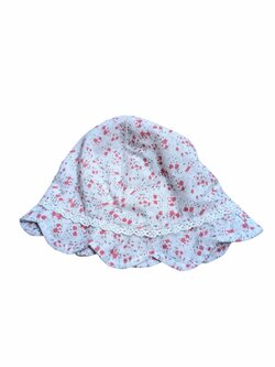 Bílý klobouk s kytičkami pro holky secondhand Early Days Bílý klobouk s kytičkami pro holky secondhand Early Days