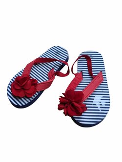 Pruhované žabky s mašličkou pro holky outlet Pruhované žabky s mašličkou pro holky outlet