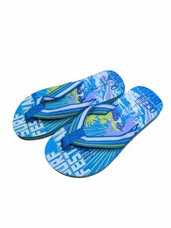 Modré žabky s obrázky pro kluky outlet George Modré žabky s obrázky pro kluky outlet George