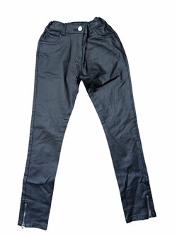 Černé kožené kalhoty pro holky secondhand F&F Černé kožené kalhoty pro holky secondhand F&F