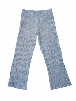 Šedé kalhoty žebrované pro holky secondhand M&S Šedé kalhoty žebrované pro holky secondhand M&S