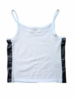 Bílo černý topík pro holky secondhand H&M Bílo černý topík pro holky secondhand H&M