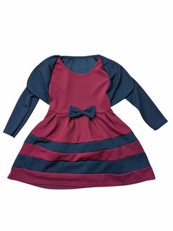 Černo vínové šaty pro holky secondhand