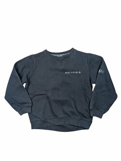 Černá mikina s obrázkem pro kluky secondhand Holyfield Černá mikina s obrázkem pro kluky secondhand Holyfield