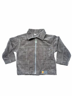 Šedá manšestrová bunda pro kluky secondhand Active Sport