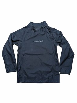 Černá šusťáková bunda pro kluky secondhand Decathlon