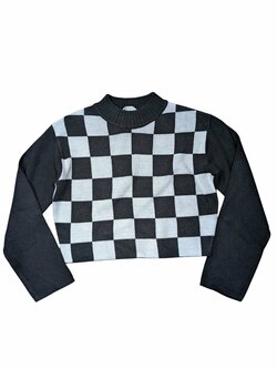 černobílý svetr pro holky secondhand HM černobílý svetr pro holky secondhand HM