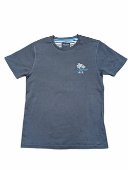 Tmavé triko s obrázkem pro kluky secondhand Denim