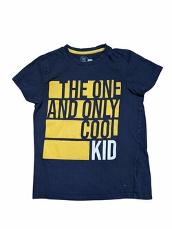 Tmavé triko s nápisem pro kluky secondhand little kids