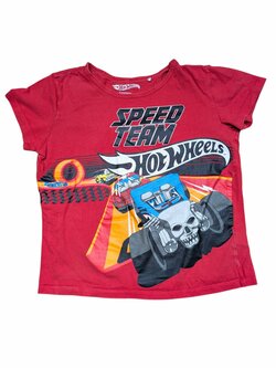 Červené triko Hot Wheels pro kluky secondhand Sinsay Červené triko Hot Wheels pro kluky secondhand Sinsay