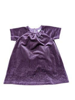 Semišové šaty fialové pro holky secondhand mamas & papas