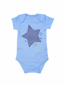 Modré body s obrázkem pro kluky secondhand studio Modré body s obrázkem pro kluky secondhand studio