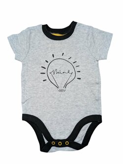 Šedé body s obrázkem pro kluky secondhand Baby