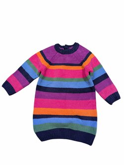 Pruhované svetrové šaty pro holky secondhand Next