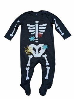 Dupačky kostlivec pro kluky outlet mothercare