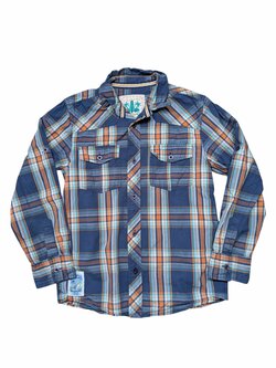Kostkovaná košile pro kluky barevná secondhand TU