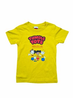 Žluté triko s obrázkem secondhand Tumble Tots