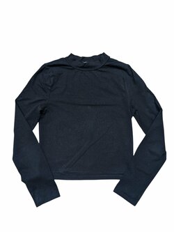 Černé elastické triko pro holky secondhand New Look