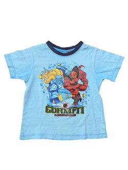Světle modré triko Gormiti pro kluky secondhand Světle modré triko Gormiti pro kluky secondhand