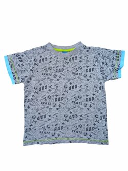 Šedé triko s obrázky pro kluky secondhand Adams