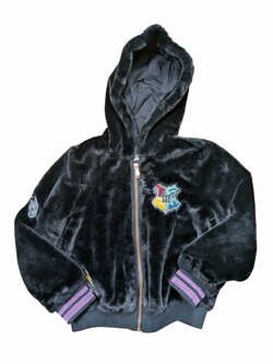 Černá teplá bunda Harry Potter pro holky secondhand 