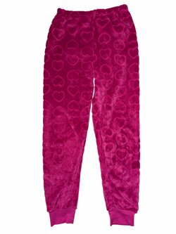 Huňaté kalhoty růžové pro holky secondhand YD Huňaté kalhoty růžové pro holky secondhand YD