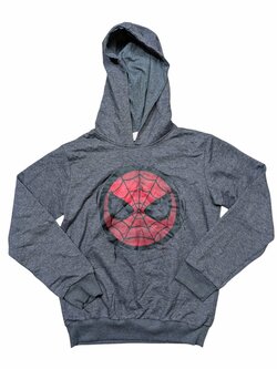 Tmavě šedá mikina Spiderman pro kluky secondhand Marvel