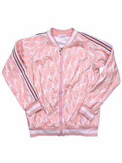 Růžová mikina s písmenama pro holky secondhand Really