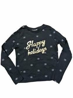 Černé triko s nápisem pro holky secondhand Destination