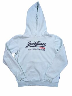 Světle modrá mikina pro kluky secondhand Jack&Jones Světle modrá mikina pro kluky secondhand Jack&Jones