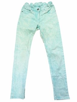 Zelené žíhané džíny pro holky secondhand pepperts Zelené žíhané džíny pro holky secondhand pepperts