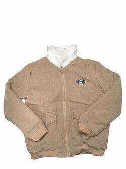 Světlá bunda pro kluky žebrovaná secondhand Shein