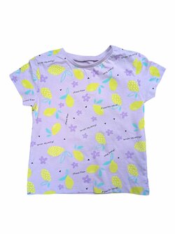 Světle fialové triko s obrázky pro holky secondhand Every day Světle fialové triko s obrázky pro holky secondhand Every day