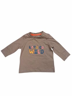 Světle hnědé triko s nápisem pro kluky outlet F&F Světle hnědé triko s nápisem pro kluky outlet F&F