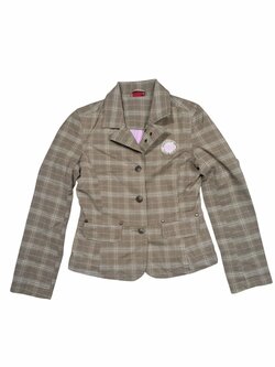 Kostkované sako pro holky secondhand Tantum