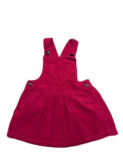 Manšestrové šaty růžové pro holky secondhand mothercare