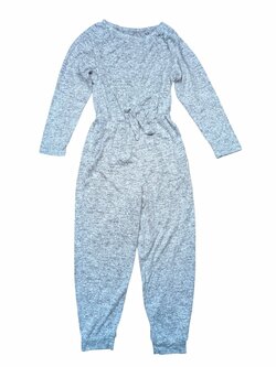 Šedý overal žíhaný elastický pro holky secondhand Nutmeg Šedý overal žíhaný elastický pro holky secondhand Nutmeg