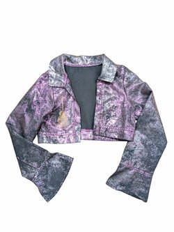 Slabá barevná bunda bez zapínání pro holky secondhand M&S Slabá barevná bunda bez zapínání pro holky secondhand M&S