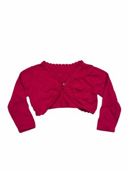 Červený crop svetřík pro holky secondhand Červený crop svetřík pro holky secondhand