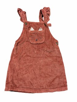 Světle hnědé šaty s motivem lišky pro holky secondhand F&F Světle hnědé šaty s motivem lišky pro holky secondhand F&F