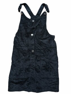 Černá žebrovaná šatovka pro holky secondhand F&F Černá žebrovaná šatovka pro holky secondhand F&F