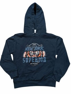 Tmavá mikina s obrázkem pro kluky secondhand L&D Tmavá mikina s obrázkem pro kluky secondhand L&D