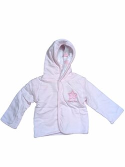 Světle růžová teplejší bunda pro holky secondhand Cute Světle růžová teplejší bunda pro holky secondhand Cute