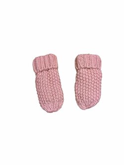 Růžové pletené bezprsté rukavice pro holky secondhand F&F Růžové pletené bezprsté rukavice pro holky secondhand F&F