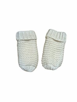 Světlé pletené bezprsté rukavice pro holky secondhand F&F Světlé pletené bezprsté rukavice pro holky secondhand F&F