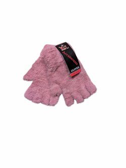 Růžové rukavice chlupaté bez prstů pro holky outlet Růžové rukavice chlupaté bez prstů pro holky outlet